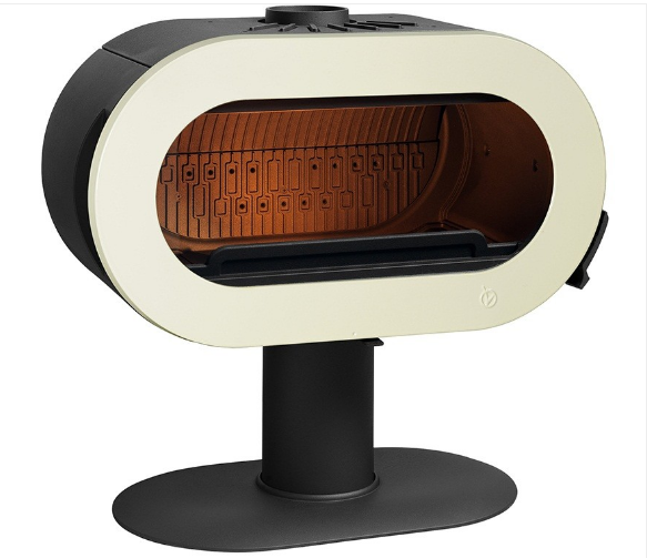 Піч-камін Invicta FIFTY емаль слонова кістка